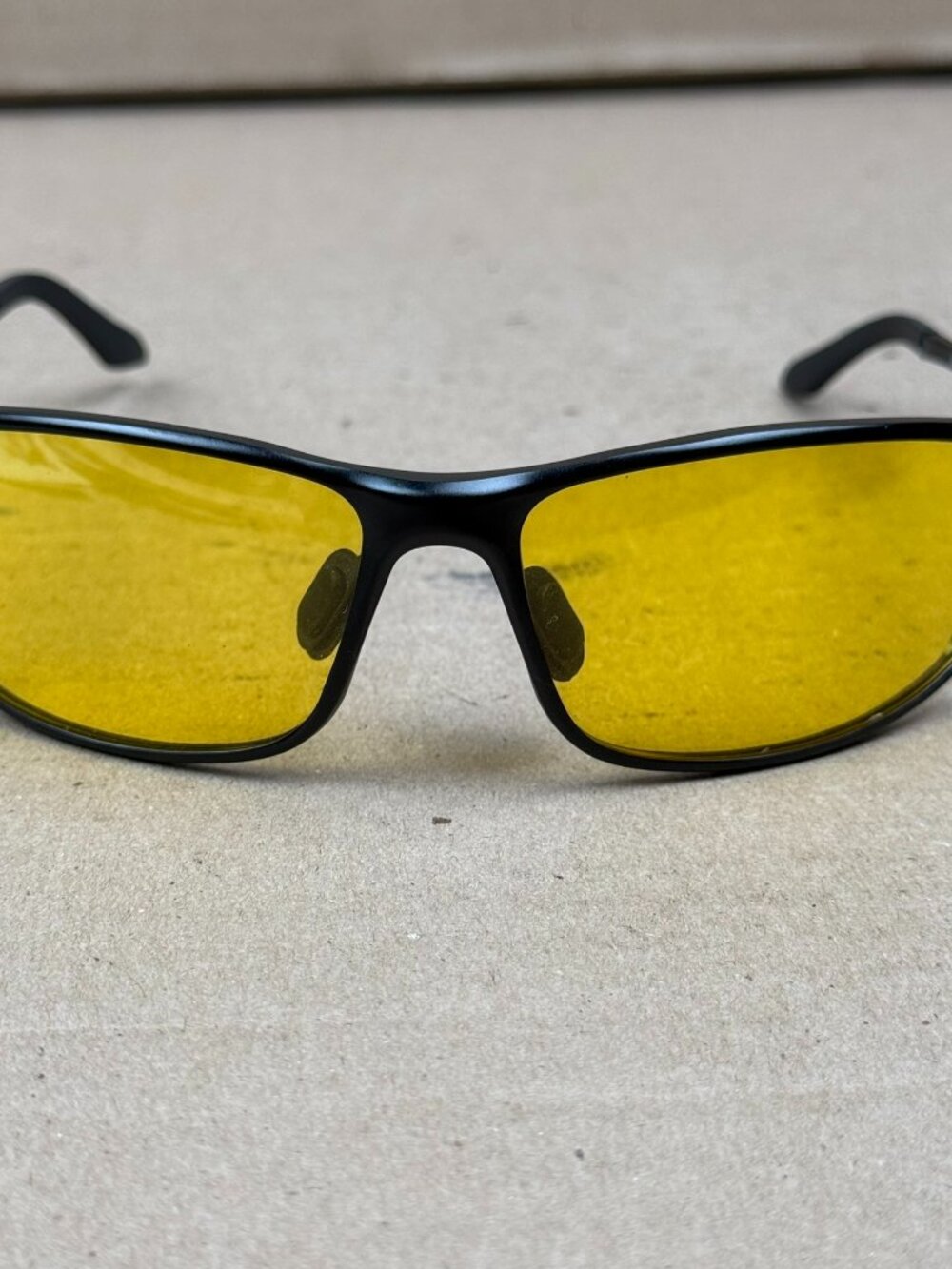 SOXICK Sunglasses SO6128 64-12-123 C1 Yellow Lens Minor Scratches